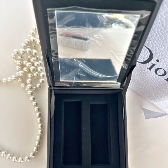 CHRISTIAN DIOR Lipstick Case with Addict Lip Glow Mirror Black - Picture 4 of 8